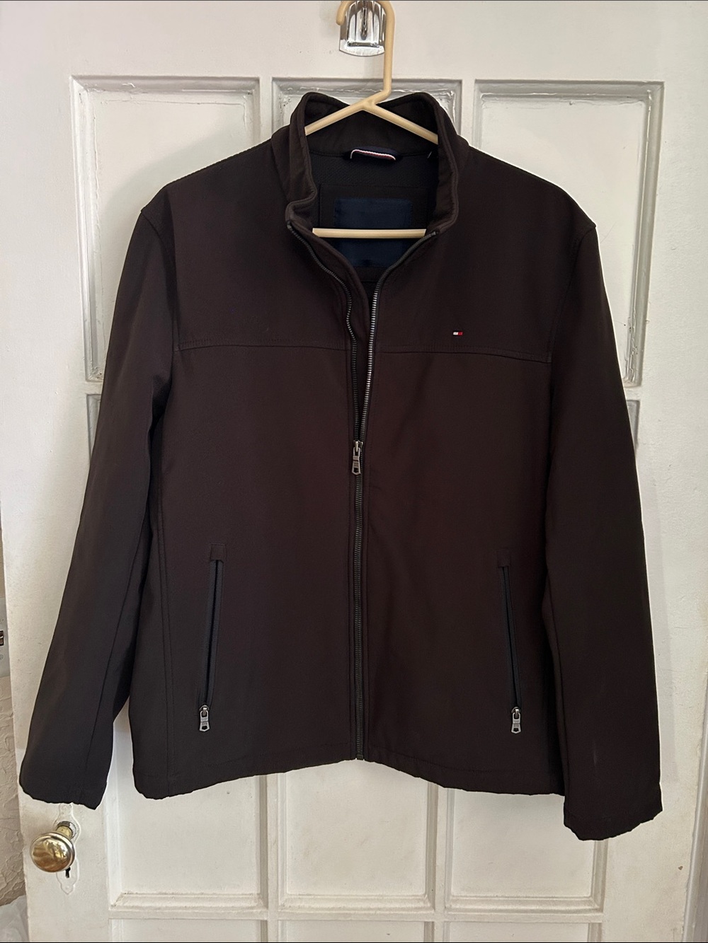 Tommy Hilfiger Men's Black Lightweight Zip Jacket